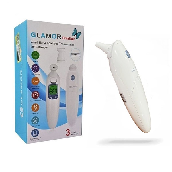 تب سنج لیزری پیشانی و گوش گلامور مدل DET102new