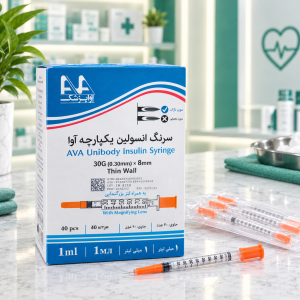 سرنگ انسولین ۱ سی‌سی آوا